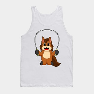 Horse Jump rope Rope Tank Top